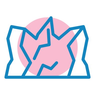 köpek simgesi vektör illüstrasyonu