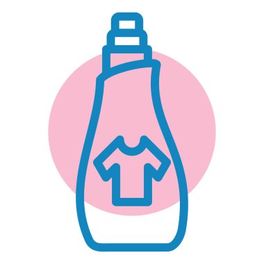 Çamaşır. Web simgesi basit illüstrasyon