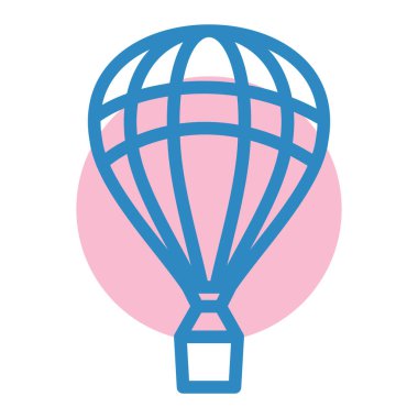 Hava balonu. Web simgesi