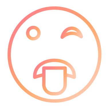 Modern simge vektör illüstrasyonunu Dışarı Dil 