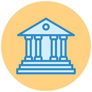 Banka Binası. vektör çizim