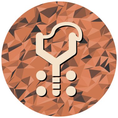 Modern b 'nin vektör illüstrasyonu eksik simgesi