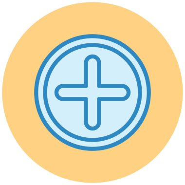 ekle. Web simgesi basit illüstrasyon