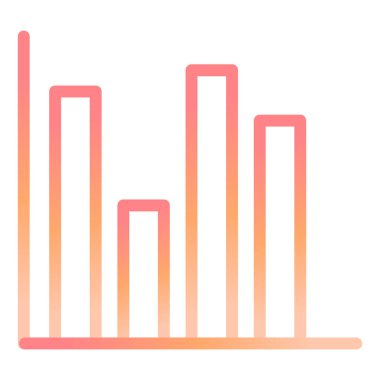 Bar çizelgesi. Web simgesi