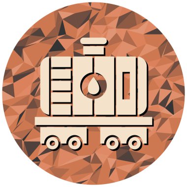 Bir tren simgesinin gösterimi