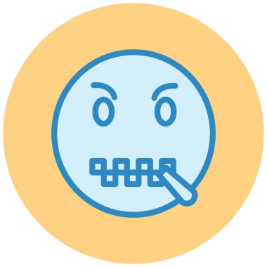 yüz ifadesi, vektör illüstrasyonu