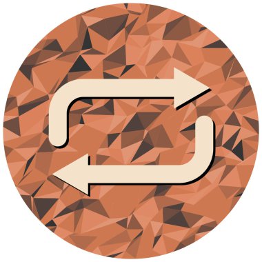 Bir ok simgesinin vektör illüstrasyonu