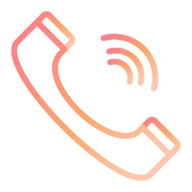 Çağrı. Web simgesi basit illüstrasyon 