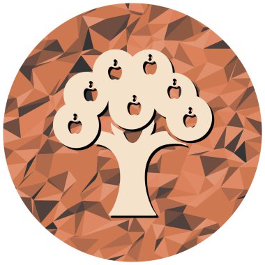 Bir ağacın vektör illüstrasyonu