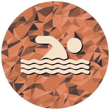 Tek bir simgenin vektör illüstrasyonu