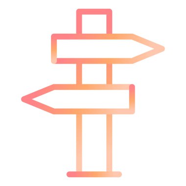 Yönlendirme Panelleri. Web simgesi basit illüstrasyon 