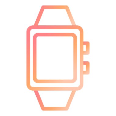 akıllı saat modern simge vektör çizimi 