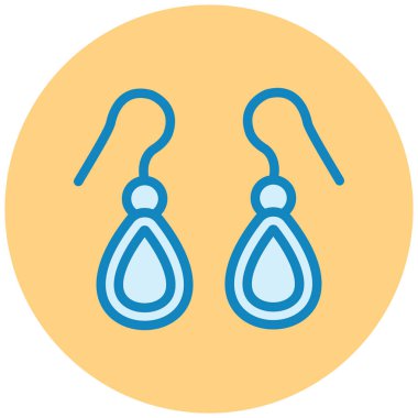 Kolye. Web simgesi basit illüstrasyon