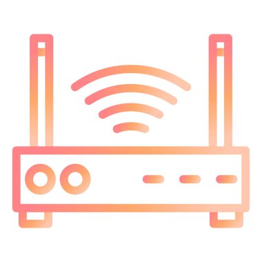 internet modern simge vektör illüstrasyonu 