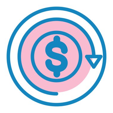 Değiş tokuş Web simgesi basit illüstrasyon