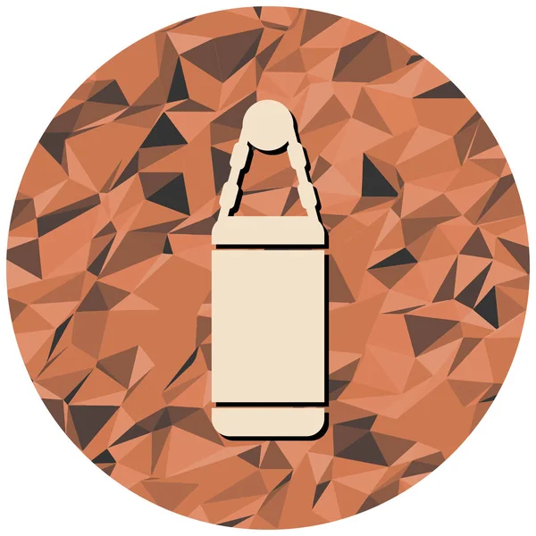 Modern b 'nin vektör illüstrasyonunda bira ikonu yok