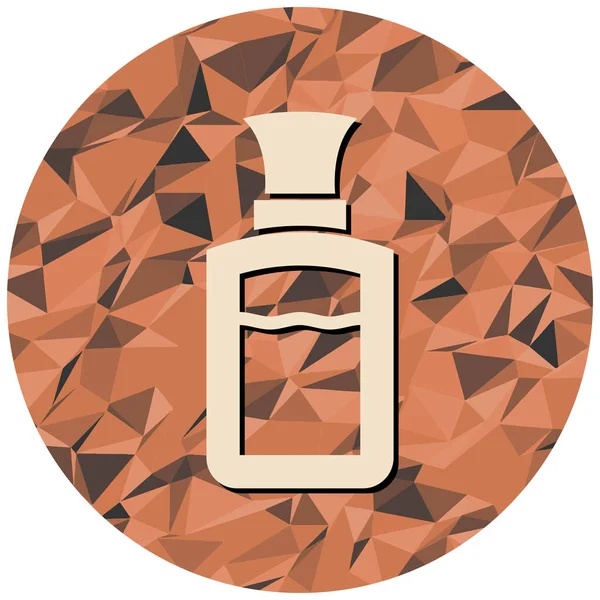 Perfume Icon Flat Illustration Glass Bottle Vector Icons Web — Image vectorielle