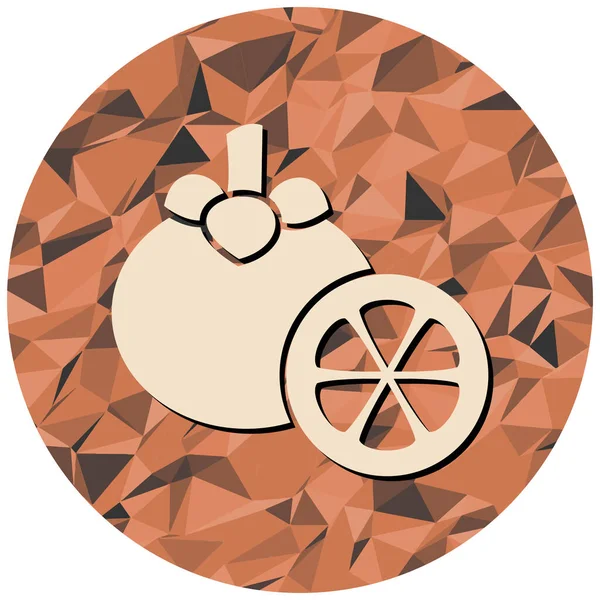 Domates simgesi, vektör illüstrasyonu basit tasarım