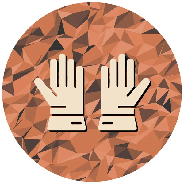 El ikonu. Vektör illüstrasyonu