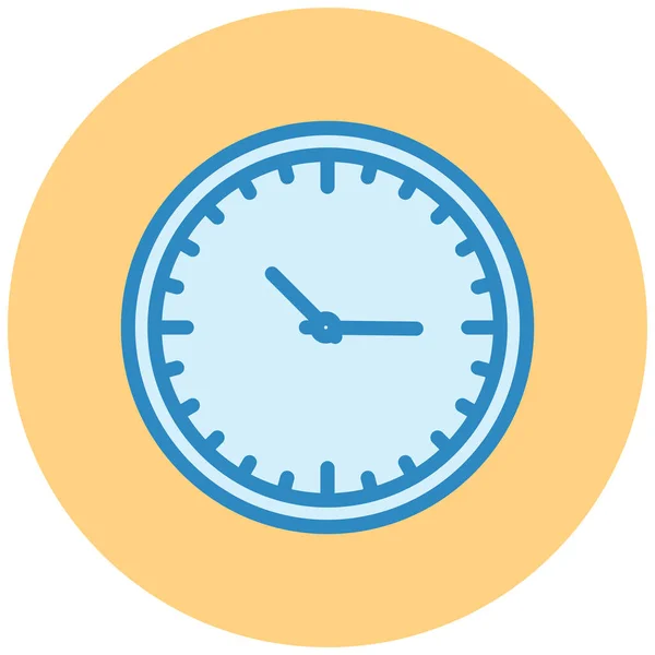 Годинник Веб Іконка Проста Ілюстрація — стоковий вектор