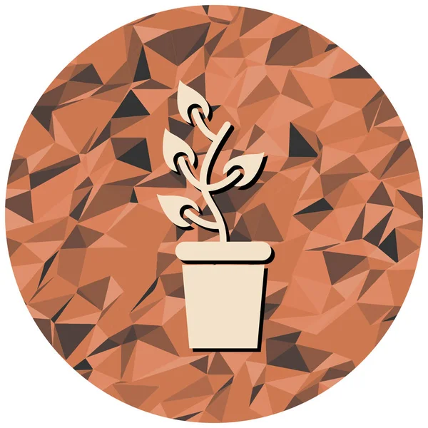 Bir bitkinin vektör illüstrasyonu