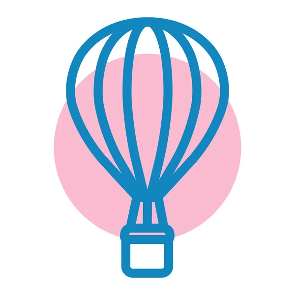 热气球 简单的设计 — 图库矢量图片