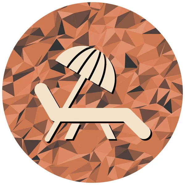 Kumsal. Web simgesi basit tasarım