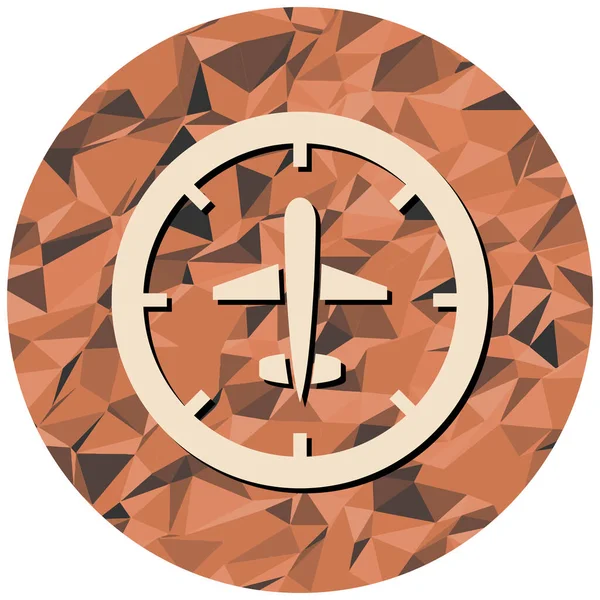 Saat simgesi. Web için pusula vektör simgelerinin düz çizimi