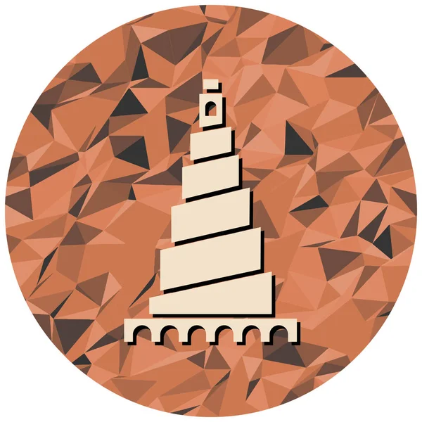 Bir binanın vektör illüstrasyonu