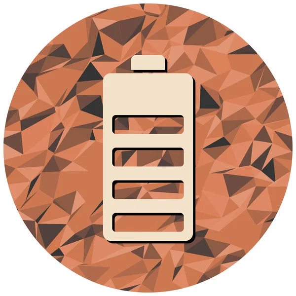 pil simgesi, vektör illüstrasyonu