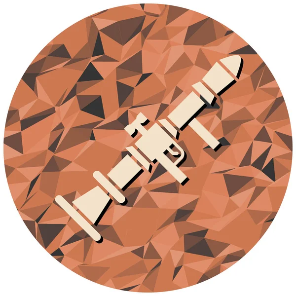 Bir roket simgesi tasviri