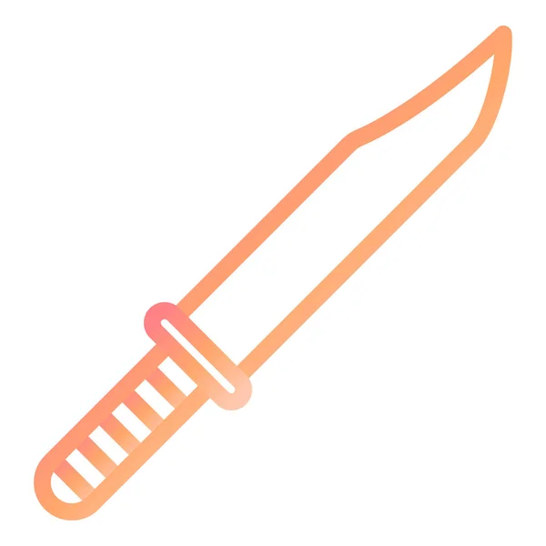 Knife Modern Icon Vector Illustration — Stock Vector