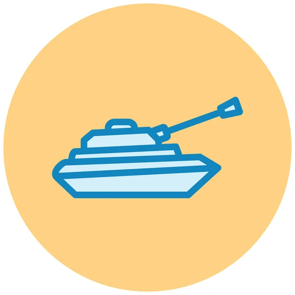 Tanque Icono Web Vector Ilustración — Archivo Imágenes Vectoriales