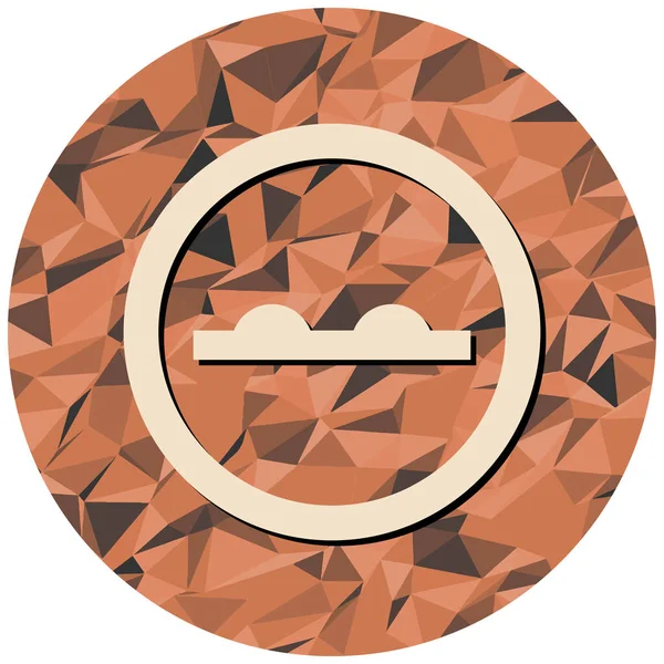 Modern yol simgesinin vektör illüstrasyonu