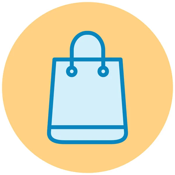 Bolsa Compras Ilustración Simple — Archivo Imágenes Vectoriales