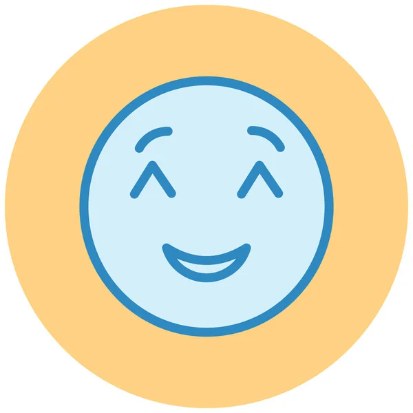 Emoji Face Emoticon Vector Illustration — 图库矢量图片