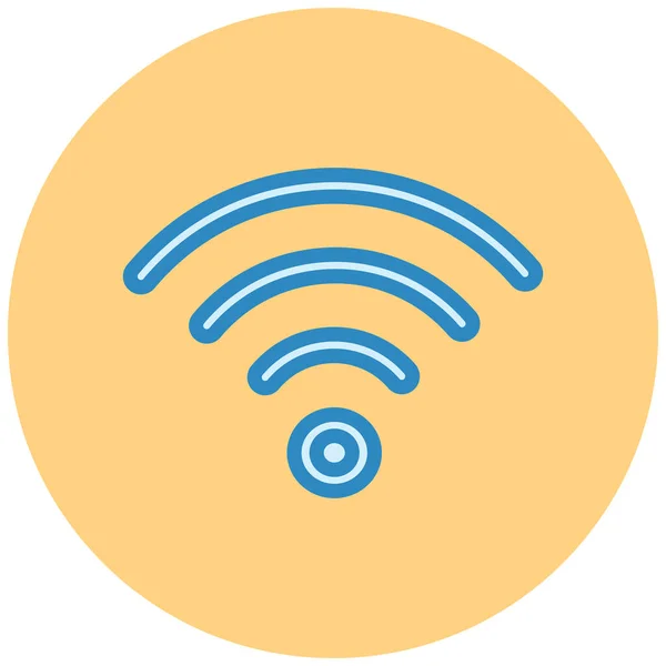 Wifi Web Symbol Einfache Illustration — Stockvektor