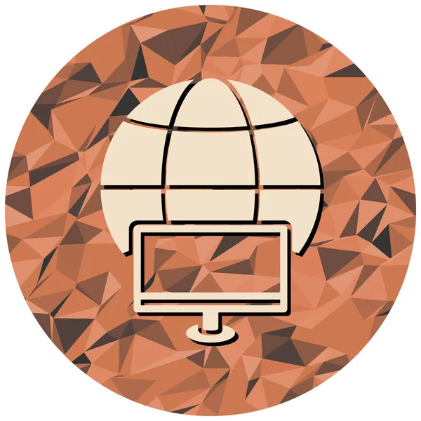 seo modern simgesinin vektör illüstrasyonu