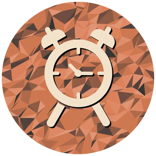 Icono Del Reloj Despertador Ilustración Plana Iconos Vectoriales Tiempo Para — Vector de stock