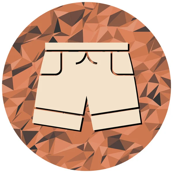 Traje Baño Icono Web Ilustración Simple — Vector de stock