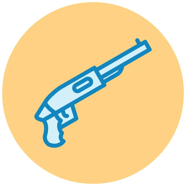 Vector Illustration Weapon Icon — Stock Vector