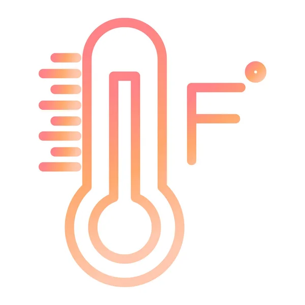 Fahrenheit Icon Design Vector — Stock Vector