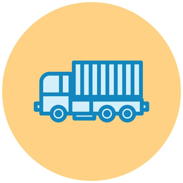 Lkw Web Symbol Einfache Illustration — Stockvektor