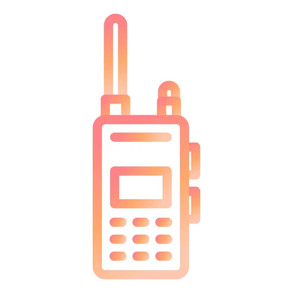 Walkie Talkie Modern Icon Vector Illustration — Wektor stockowy