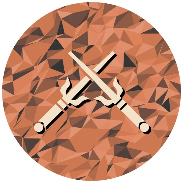 Kılıçlar. Web simgesi basit illüstrasyon