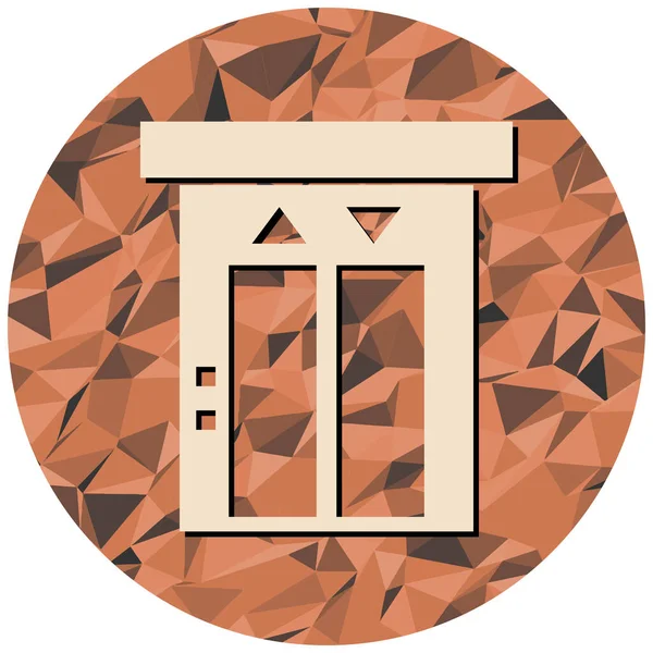 Pencere. Web simgesi basit illüstrasyon