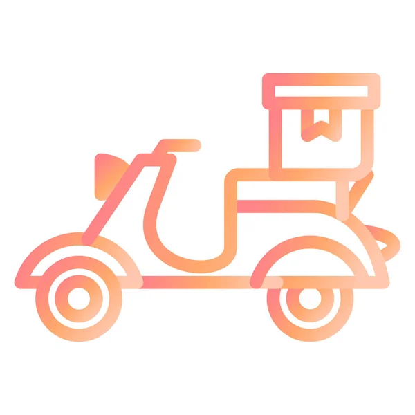 Delivery Web Icon Simple Illustration — Stock Vector