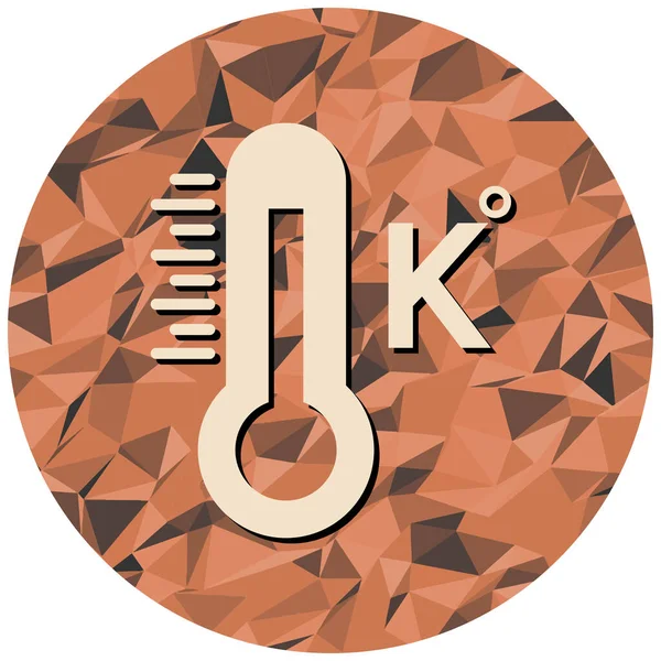 Termometre simgesi. Web için düz ısı vektör simgeleri