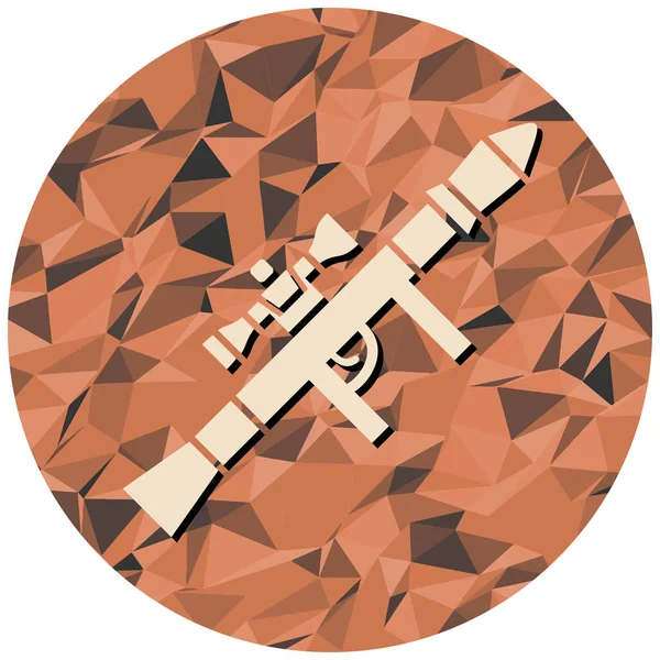 Askeri bir silahın resmi.