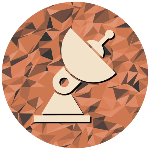 Uydu anteni. Web simgesi